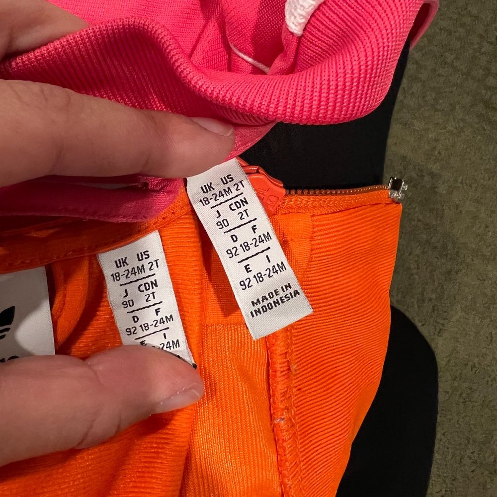 Pink left! - 2T Adidas 2-pc Track Suit - Picture 4 of 6